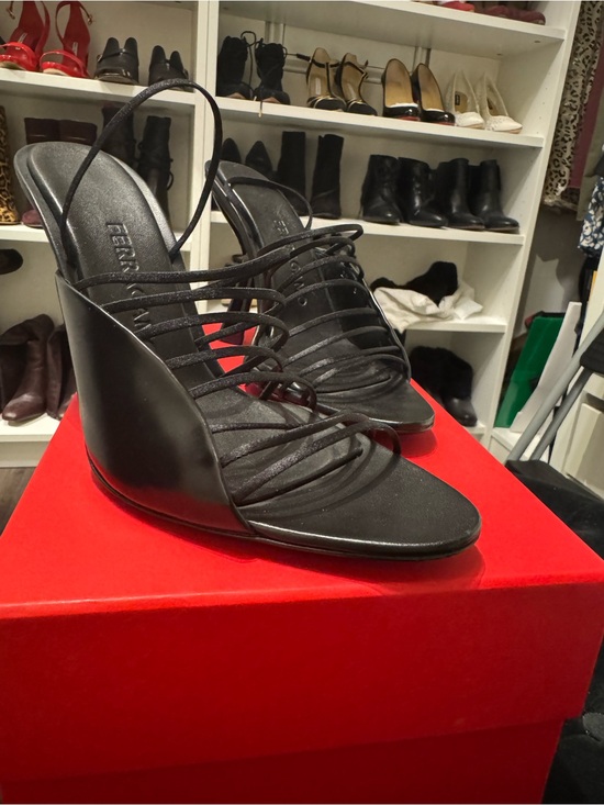 Salvatore Ferragamo Shoes - Salvatore Ferragamo Black Strappy Heels